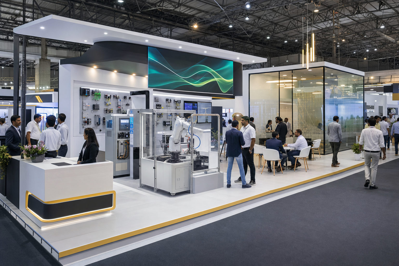 Exhibition booth FAQs booth concept in a premium exhibition hall